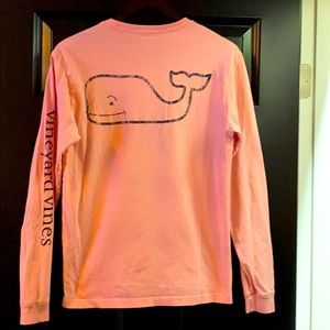 XS pink Vineyard Vines long sleeve tee